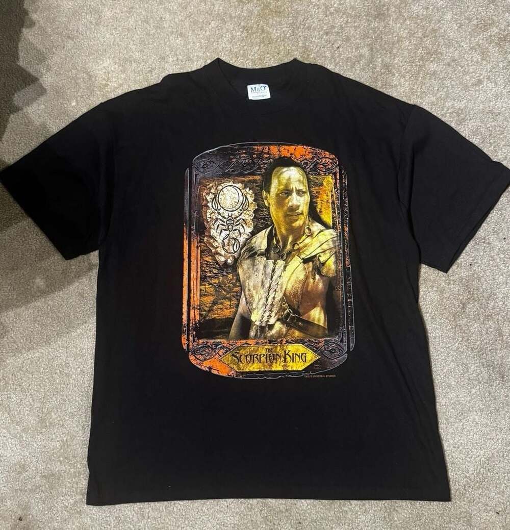 Vintage M&O Knits The Scorpion King Movie Promo Size X-Large NEVER WORN